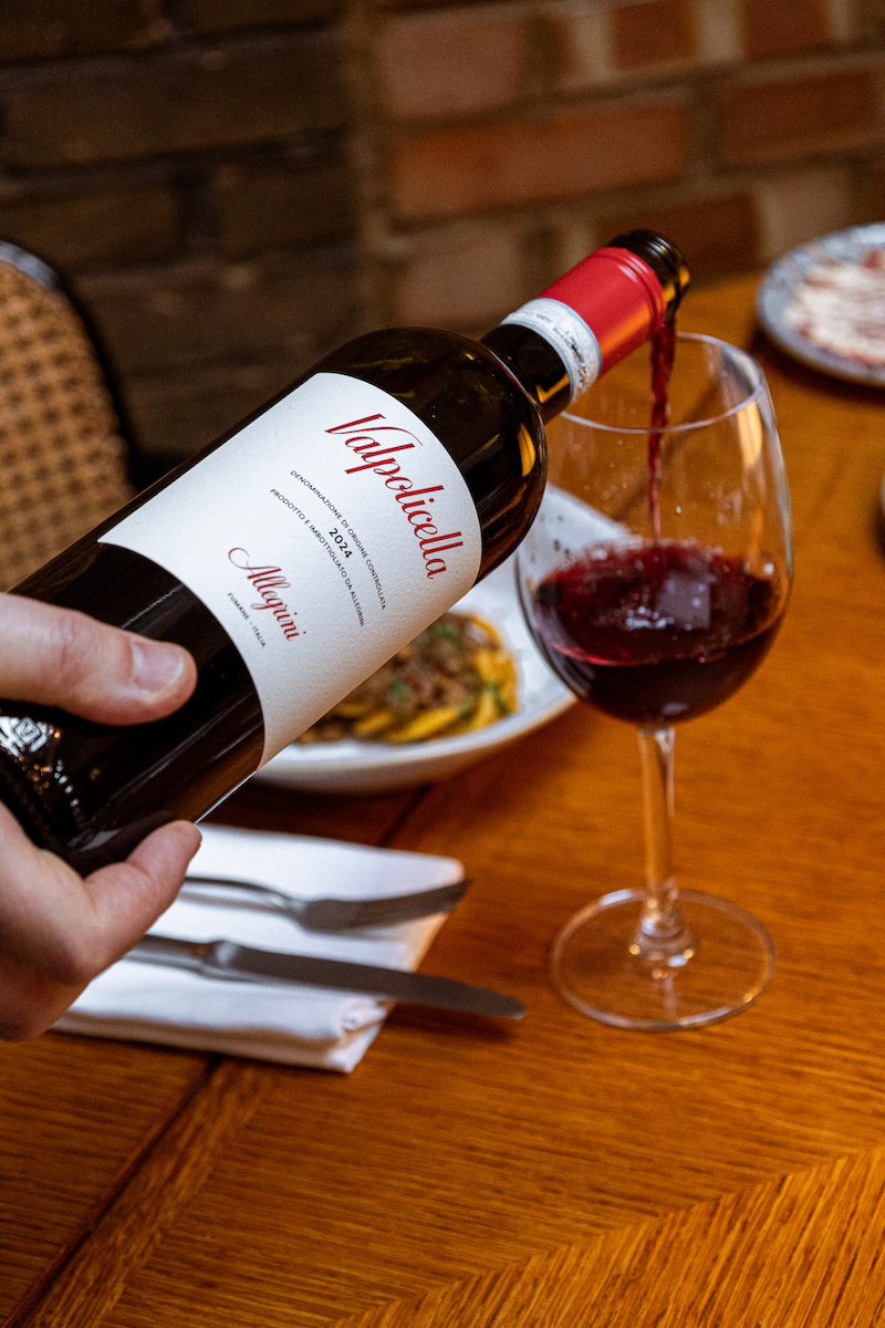 wine pairing with tasting menu